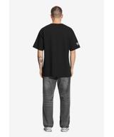 Football t-shirt męski czarny