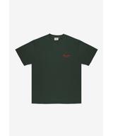 Team t-shirt bawełniany khaki