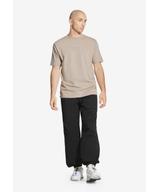 Box Logo t-shirt męski bawełniany beżowy