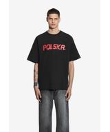 Polska t-shirt bawełniany czarny