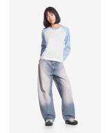 College longsleeve damski niebieski