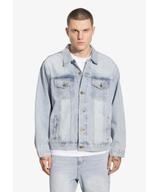 Civil kurtka jeansowa męska niebieska