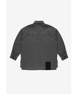 Long Shirt koszula bawełniana damska czarna