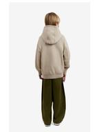 Pop bluza dziecięca z kapturem beżowa