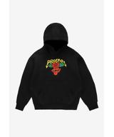 Rock bluza dziecięca z kapturem czarna