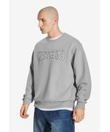 Graffiti bluza męska bawełniana szara