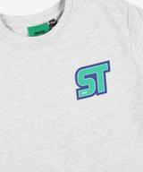 Naklejka t-shirt dziecięcy szary