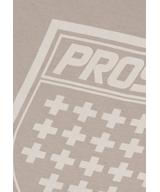 Shield t-shirt bawełniany beżowy