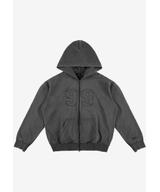 Zip99 bluza rozpinana z kapturem męska grafitowa