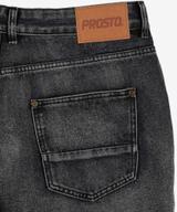 Jang jeansy krótkie męskie regular jasnoszare