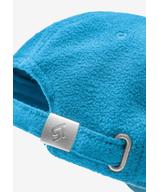 Fleece czapka z daszkiem turkusowa