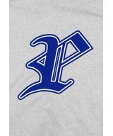 Gothic P bluza z kapturem męska szara