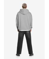 Infine bluza z kapturem szara