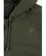 Padded kurtka z kapturem męska oliwkowa