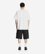 Baggy Zaxx jeansy krótkie męskie czarne