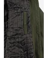 Padded kurtka z kapturem męska oliwkowa