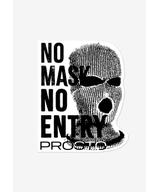 Naklejka No Mask No Entry