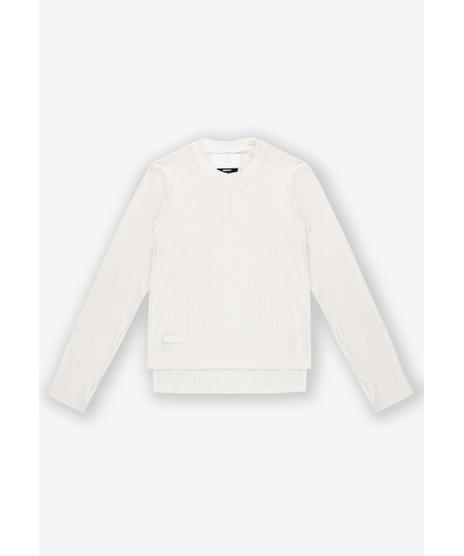 Bamboo longsleeve damski biały