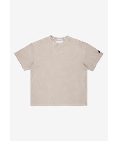 Insects t-shirt bawełniany beżowy