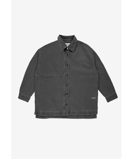 Long Shirt koszula bawełniana damska czarna