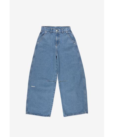 Dart Pants Work spodnie jeansy damskie niebieskie