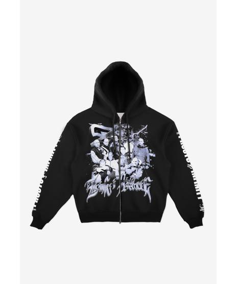 Hoodie ZIP Tribute Black