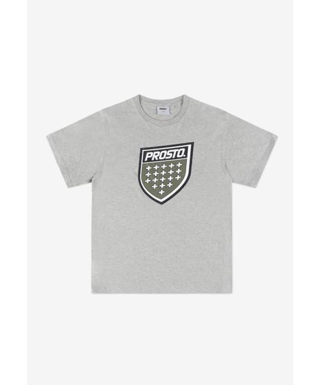 Infine t-shirt bawełniany szary