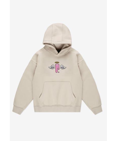Pop bluza dziecięca z kapturem beżowa