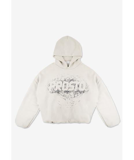 Scriber bluza z kapturem beżowa