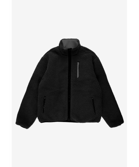 Sherpa dwustronna kurtka szaro-czarna