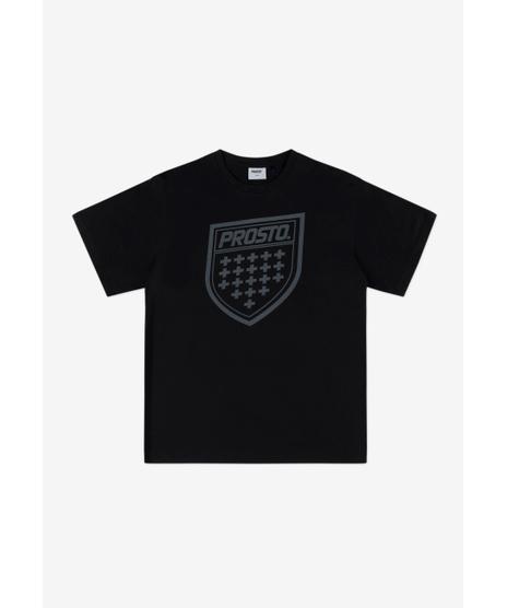 Shield t-shirt bawełniany czarny