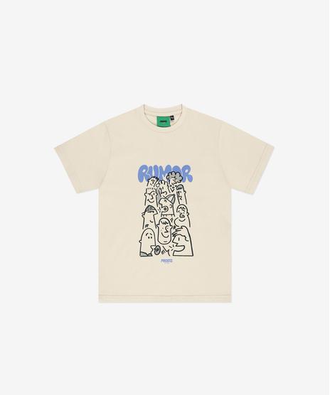 Rumor t-shirt dziecięcy beżowy