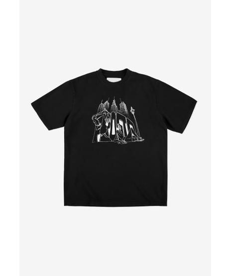 antekkrenz t-shirt bawełniany czarny