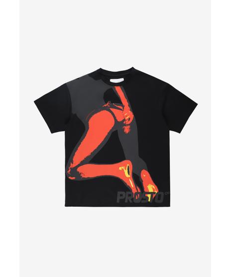 NSFW t-shirt bawełniany czarny