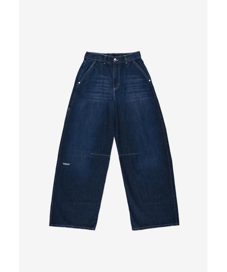 Dart Pants Work spodnie jeansy damskie granatowe