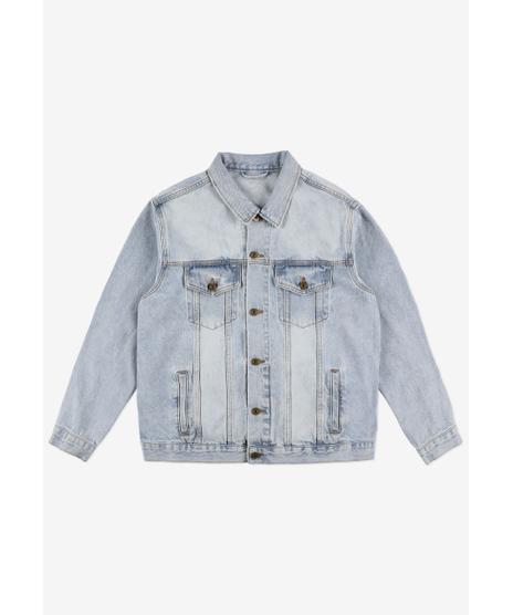 Civil kurtka jeansowa męska niebieska