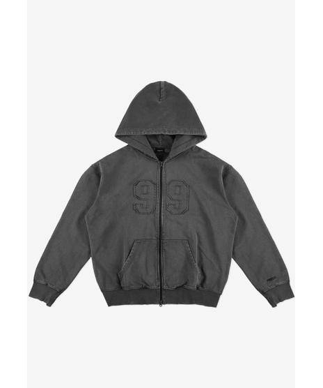 Zip99 bluza rozpinana z kapturem męska grafitowa