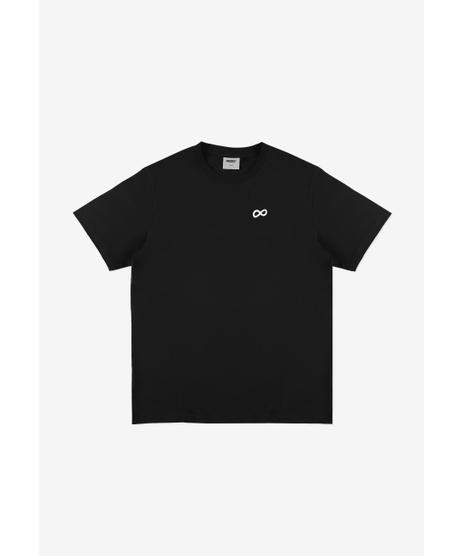 Infinity t-shirt męski z krótkim rękawem czarny